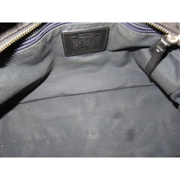Coach 2008 Hampton Signature C Jacquard black Tote with matching long wallet - Picture 10 of 16